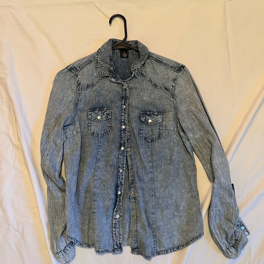 Wet Seal denim shirt